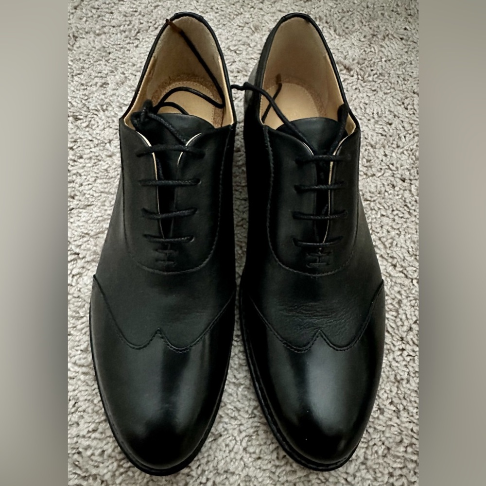 The Office of Angela Scott Mr. Evans Wing-Tip Oxfords. Worn once.